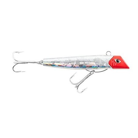Got-Cha Pro Gp800 Series Plug 3 34 1Oz Sz 211 Hook Silver Foil Silver Back Red Head GP801SFSB